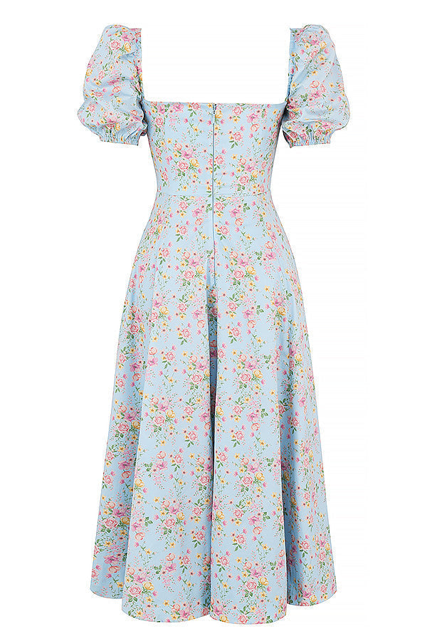 Lilibet | Floral Midi Sundress