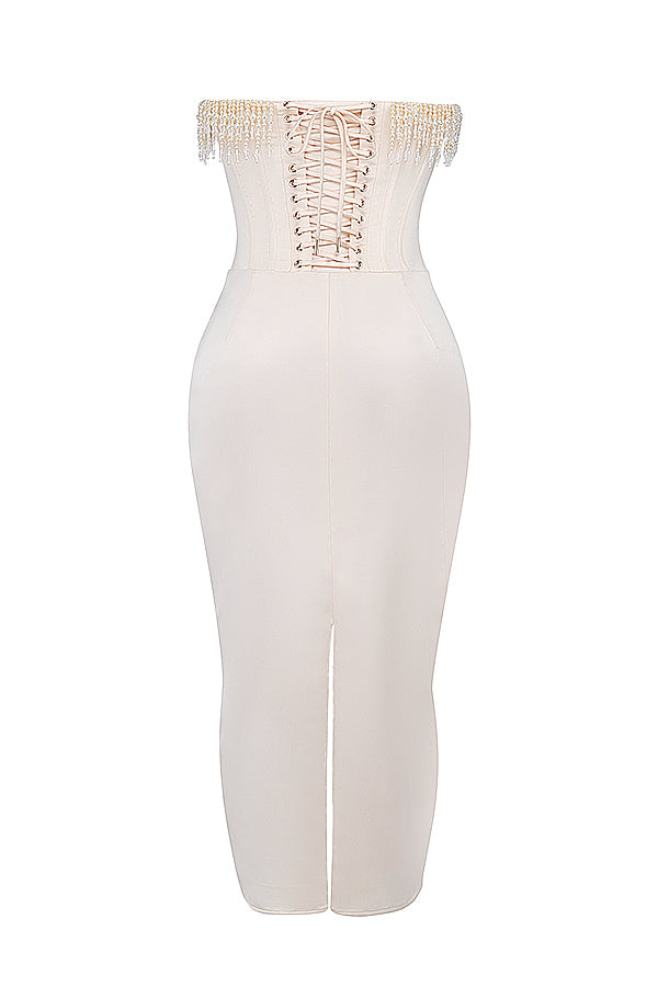 Celandine | Vintage Strapless Dress