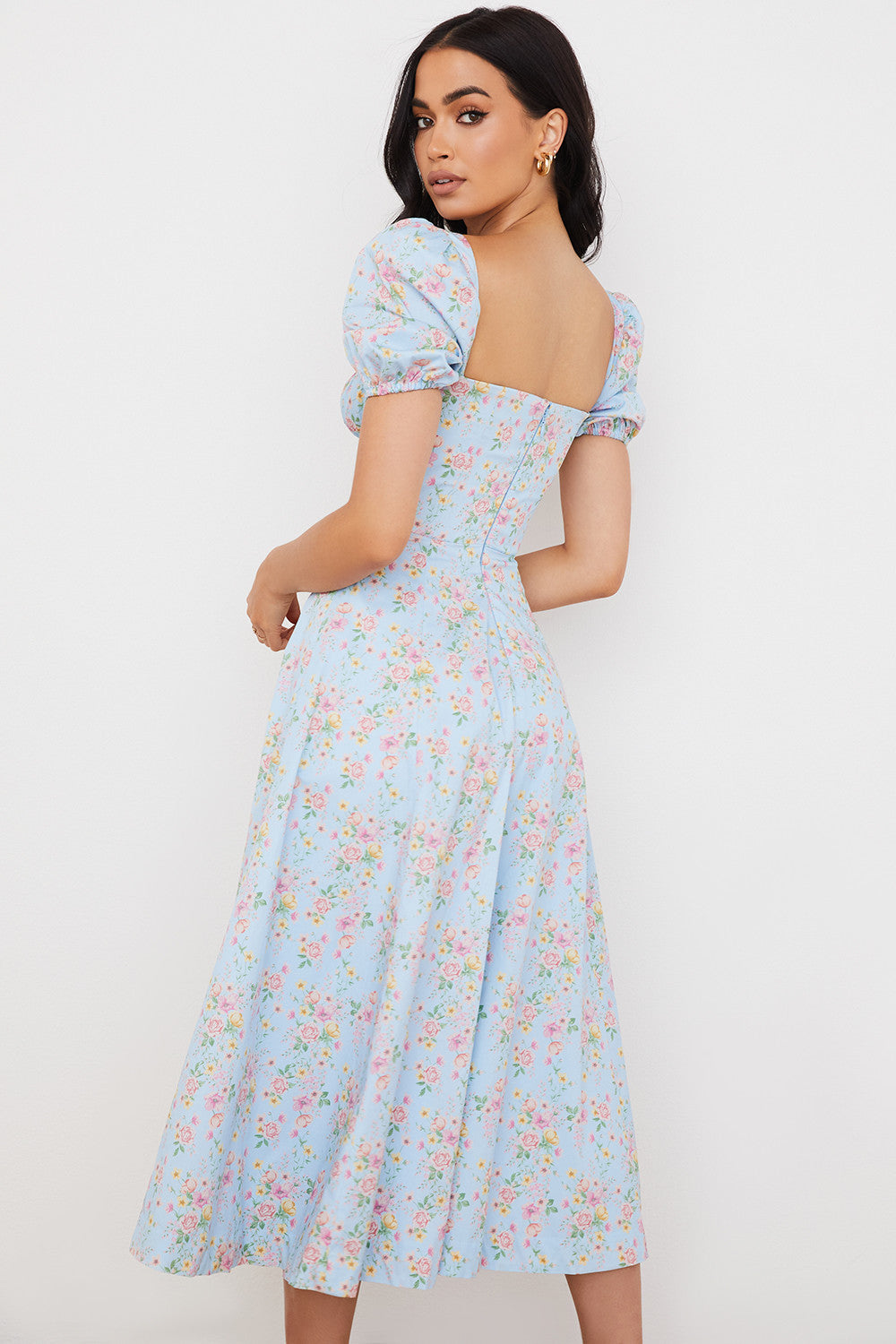Lilibet | Floral Midi Sundress