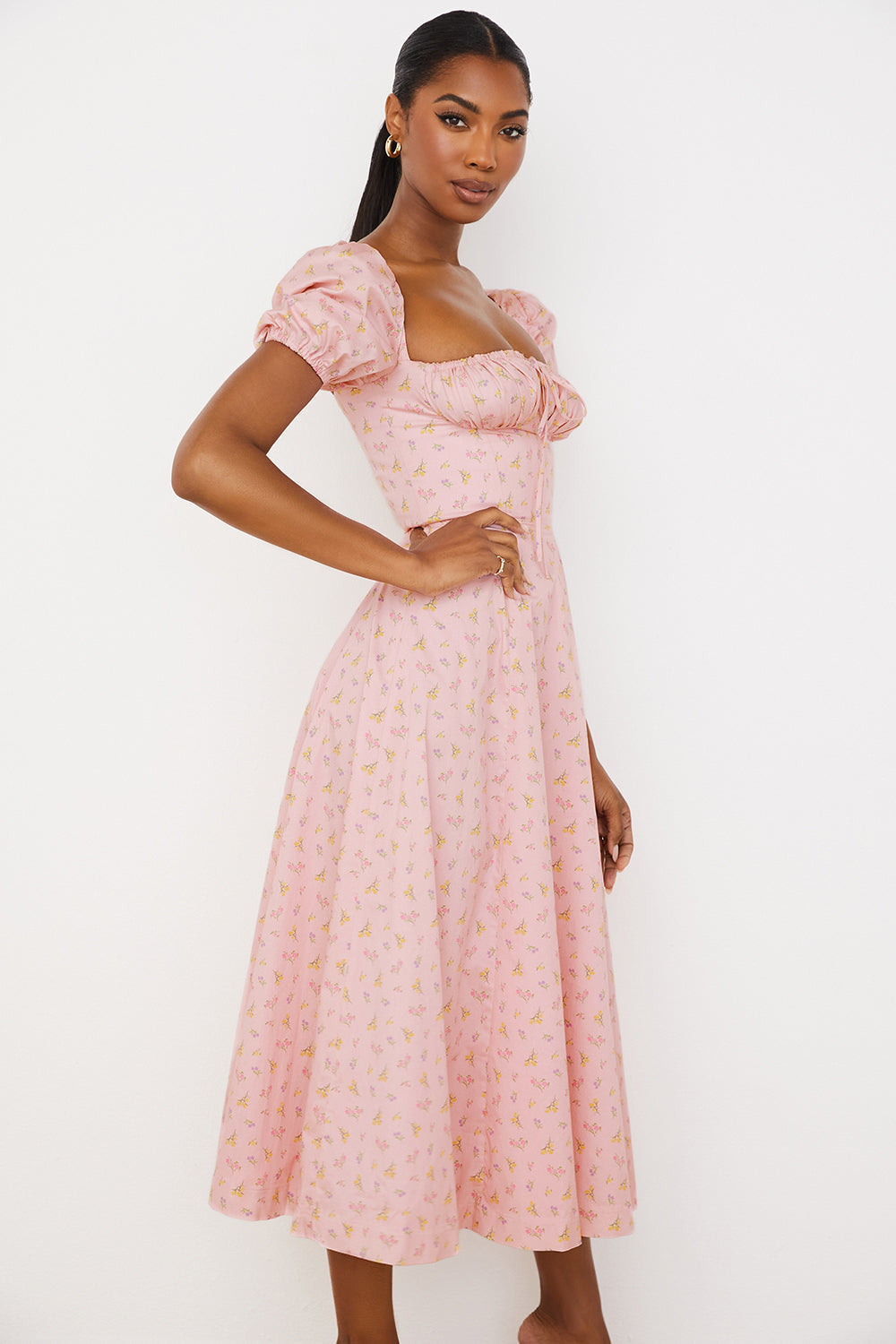 Lilibet | Floral Midi Sundress