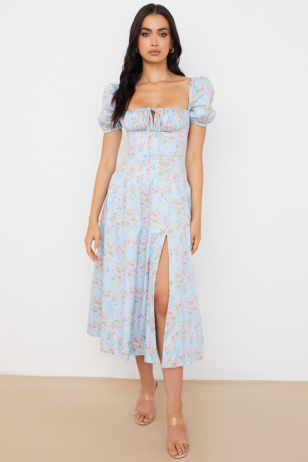Lilibet | Floral Midi Sundress