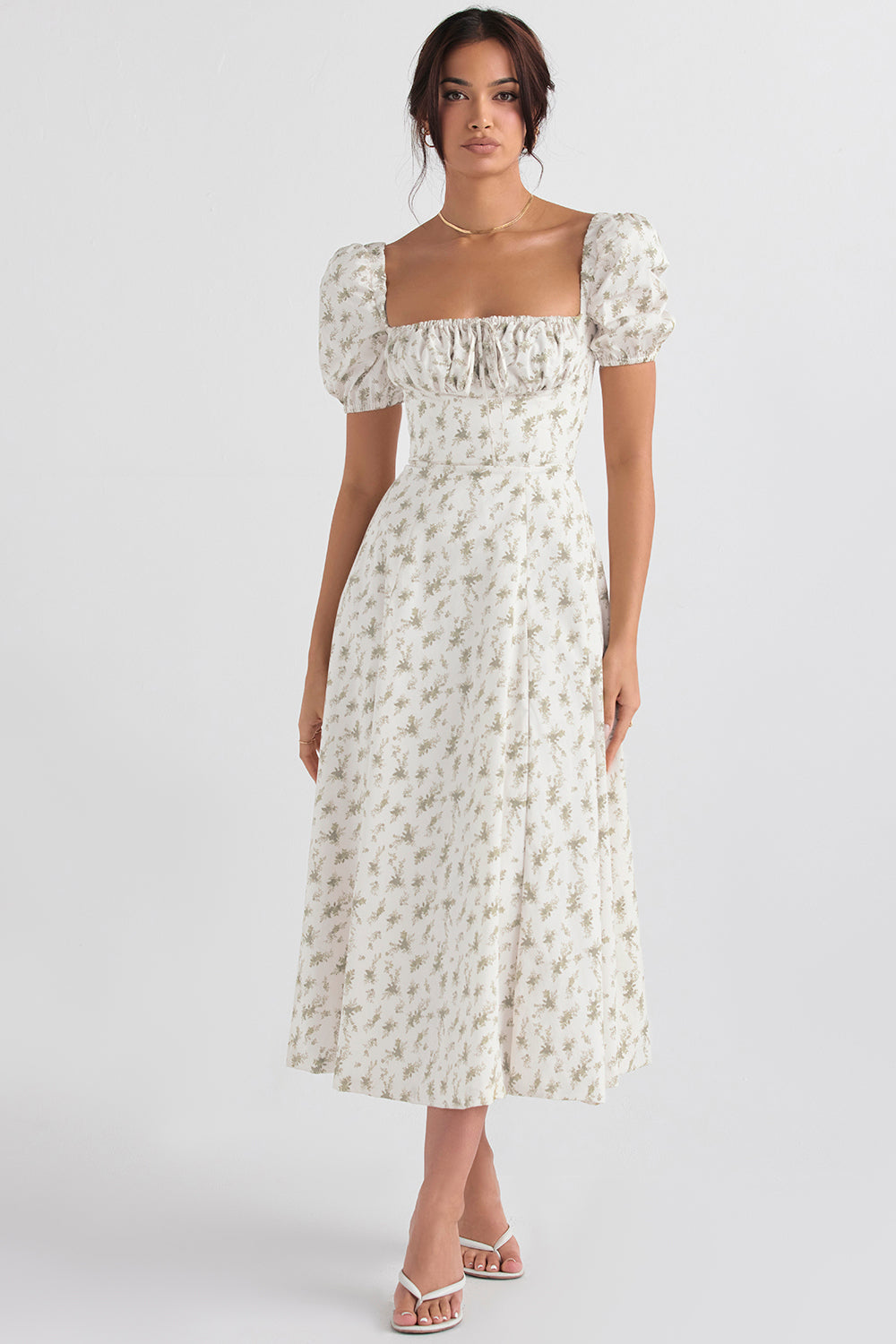 Lilibet | Floral Midi Sundress