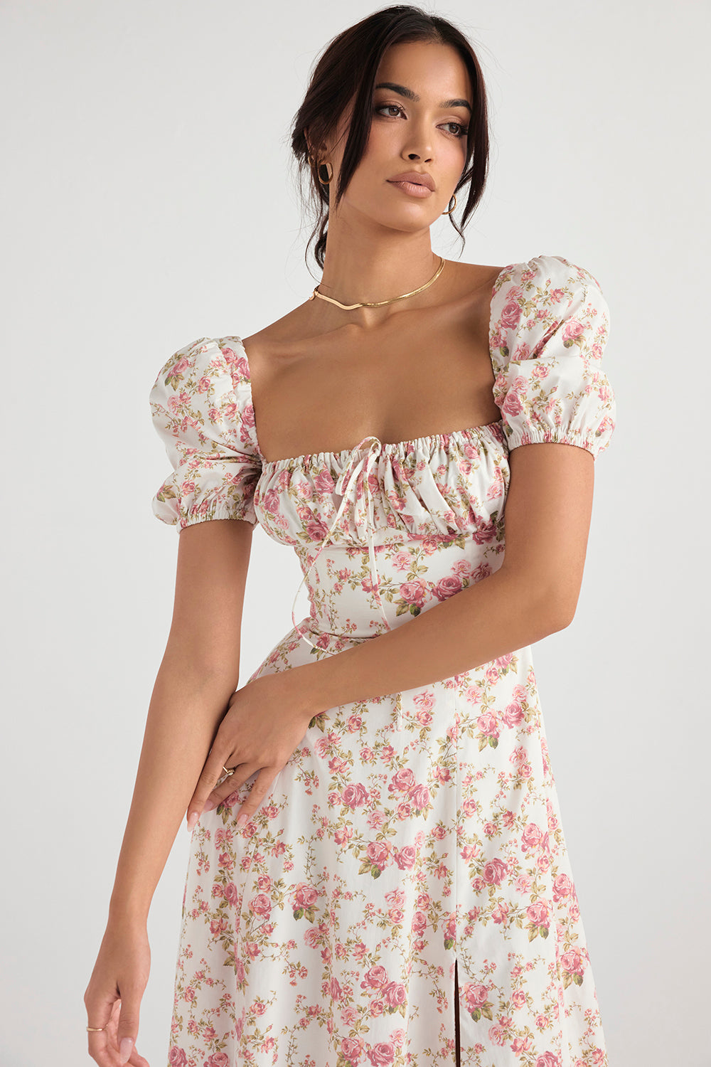 Lilibet | Floral Midi Sundress