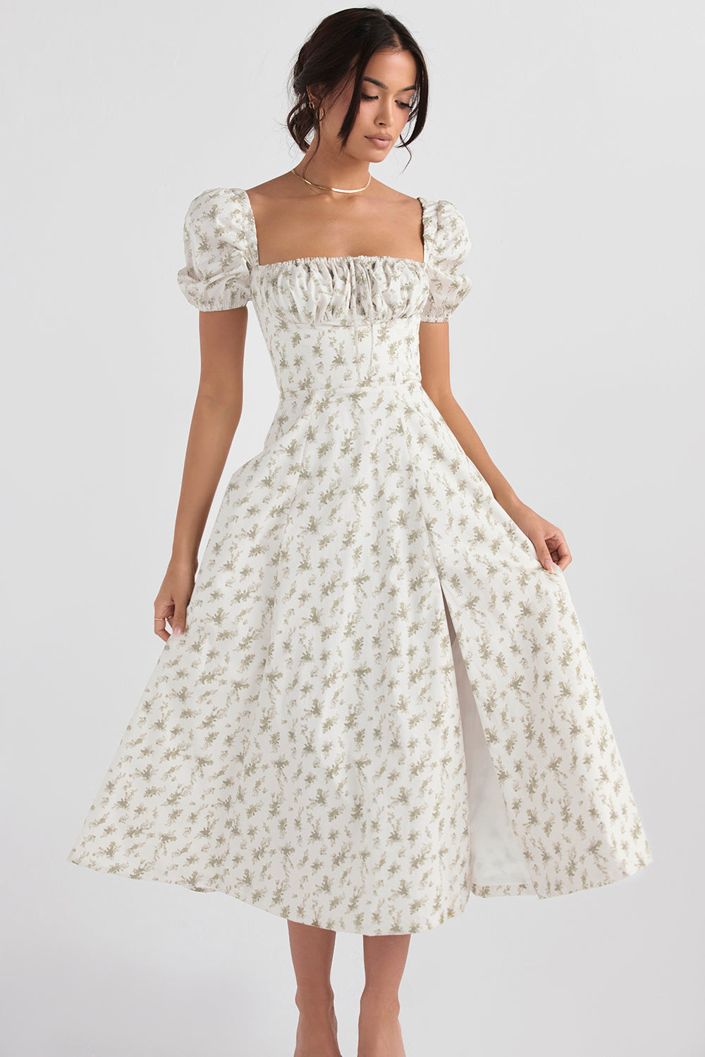 Lilibet | Floral Midi Sundress