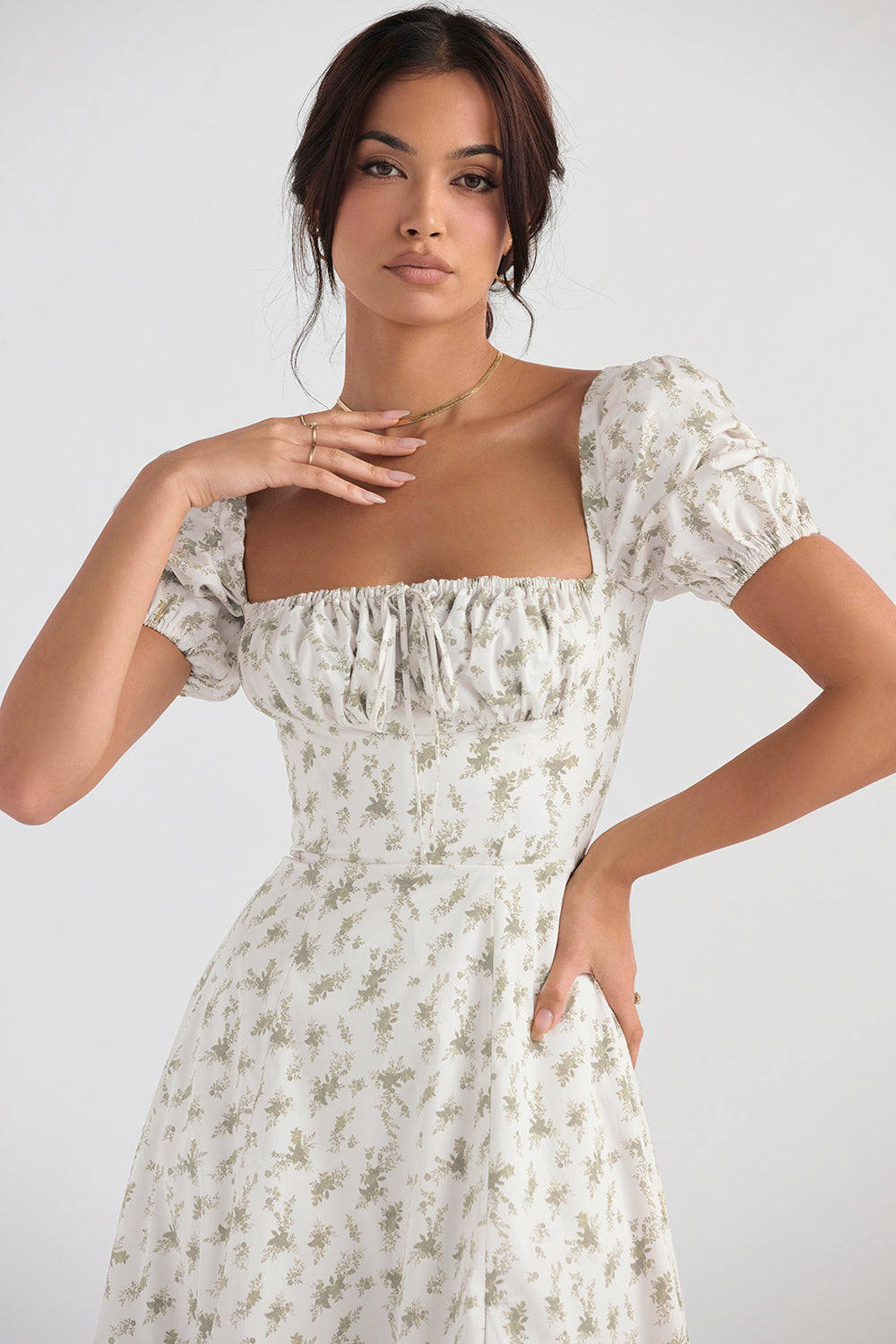 Lilibet | Floral Midi Sundress