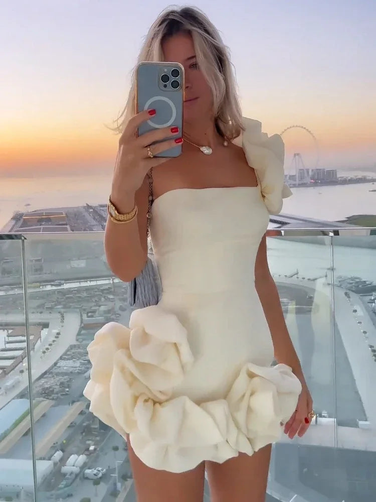 Avalon | Elegant Floral Mini Dress